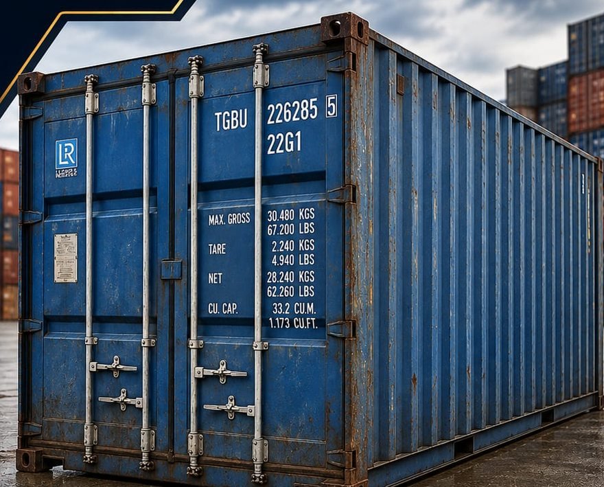 Container 20 pés — usado